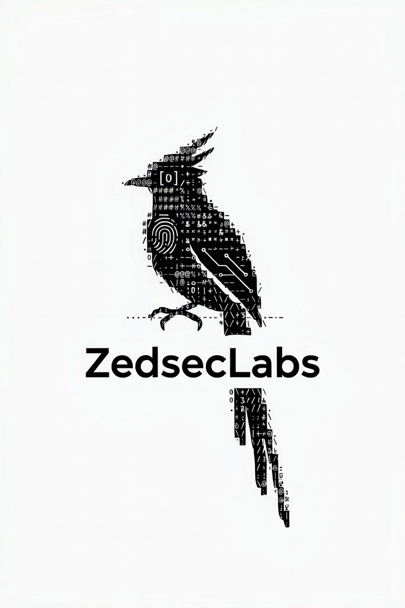 ZedSecLabs raven circuit logo mark