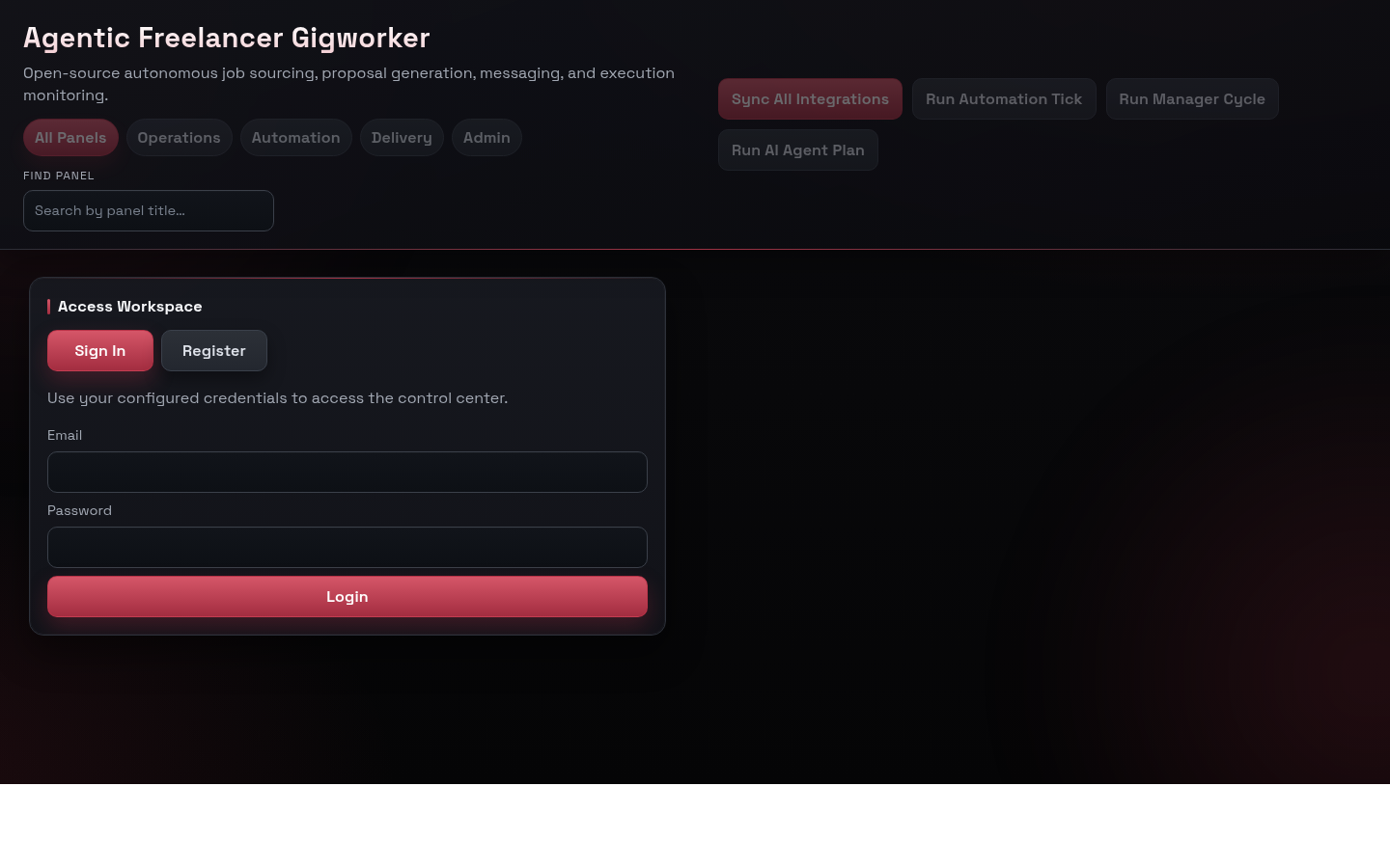 agentic-gigworker screenshot