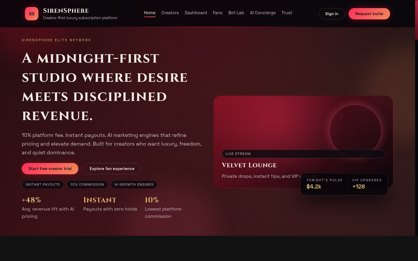 sirensphere screenshot