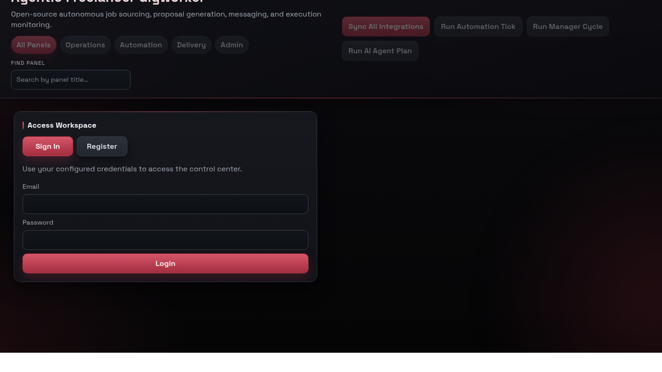 agentic-gigworker screenshot