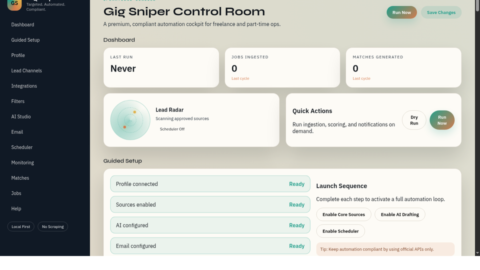 gig-sniper screenshot